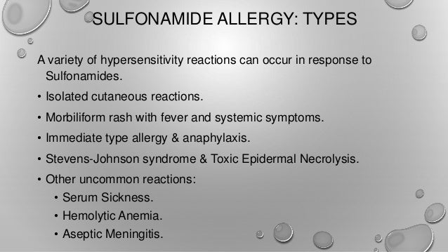 can you take lasix with sulfa allergy