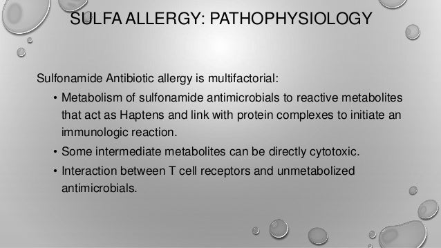 Sulfonylureas & Sulfa allergy