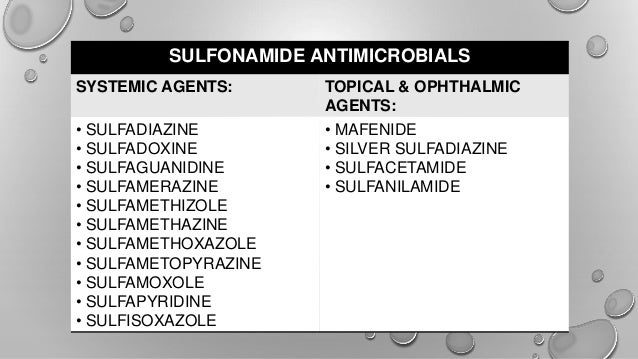Sulfonylureas & Sulfa allergy Sulfonylureas & Sulfa allergy