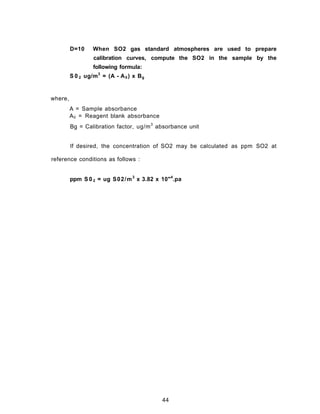 Sulfur dioxide monitoring | PDF