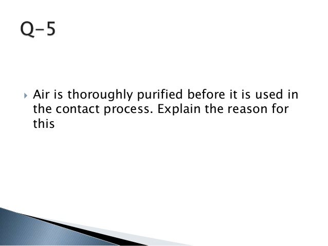 Sulfuric Acid Contact Process Flow Chart