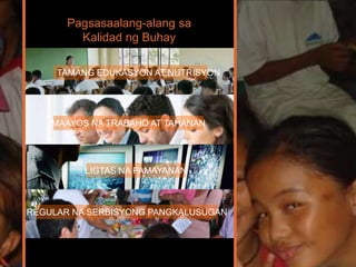 Suliraning pampopulasyon at pangkalusugan -report -4th grading -3rd year