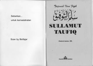 Kitab Sullamut Taufiq