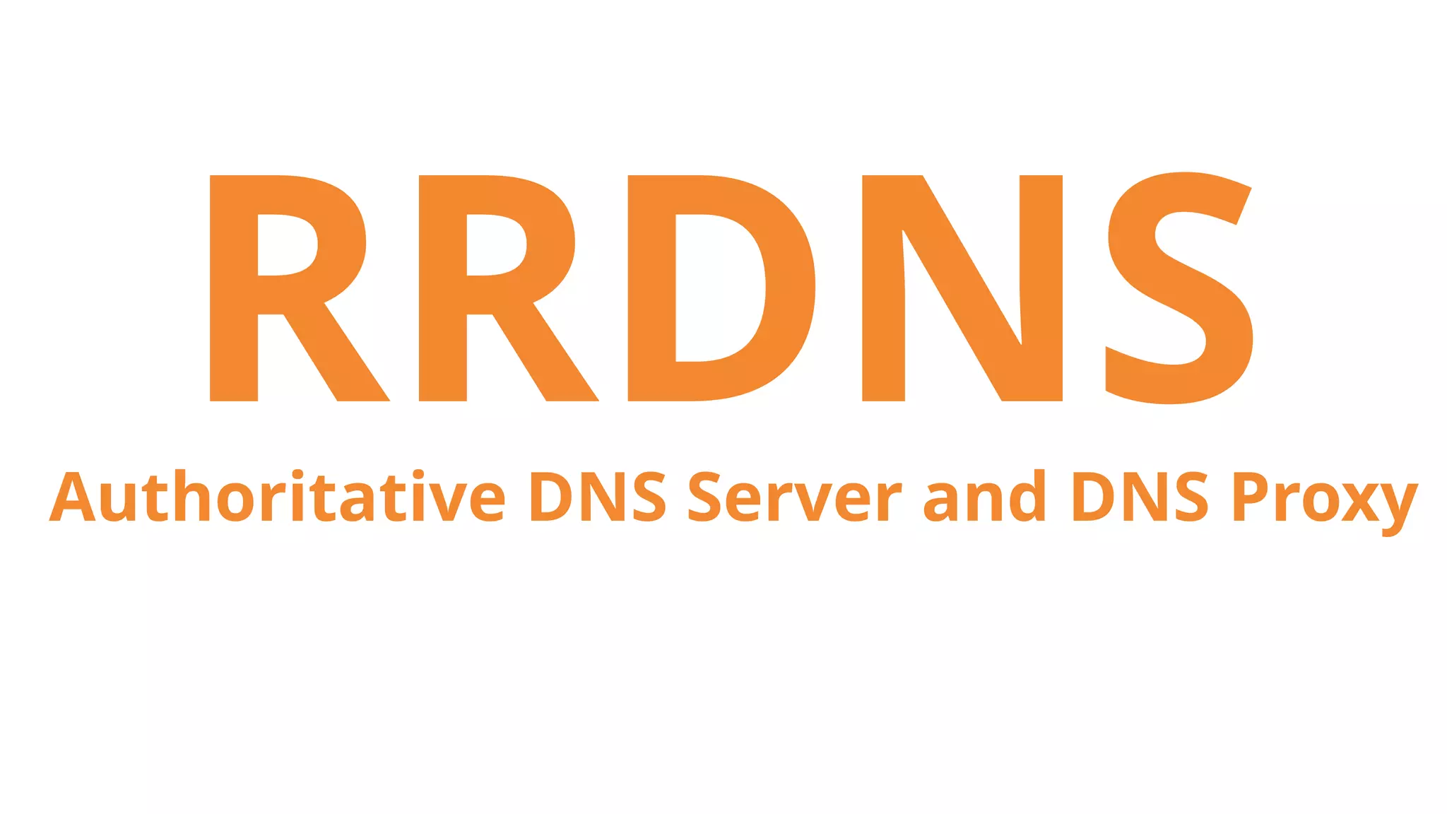 RRDNSAuthoritative DNS Server and DNS Proxy
 