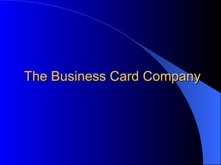 The Business Card Company 
