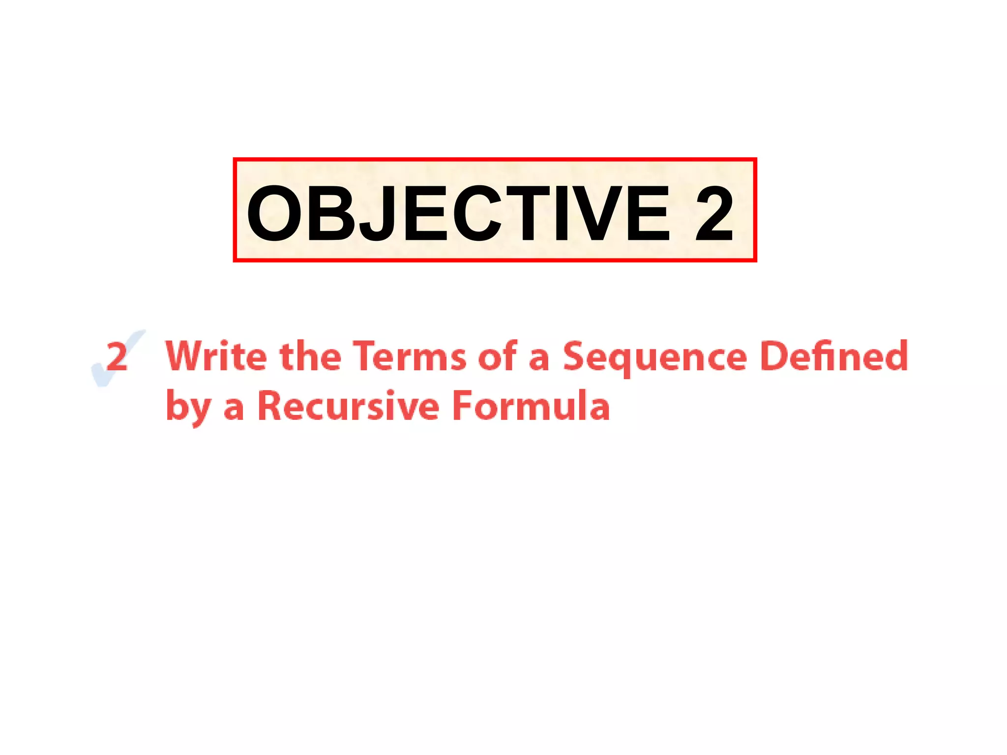 OBJECTIVE 2