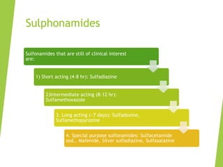 SULPHONAMIDES and Fluoroquinolones.pptx