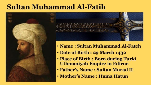 Sultan Muhammad Al Fateh