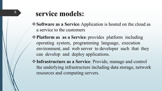 Task Scheduling methodology in cloud computing | PPTX