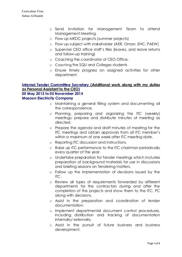 Sultan Said Nasser Al Hadabi Cv Sultan Said Nasser Al Hadabi Cv