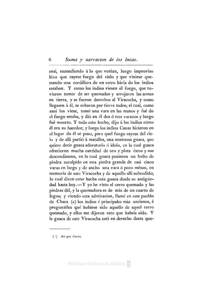 Juan De Betanzos Suma Y Narración De Los Incas 1552 - 