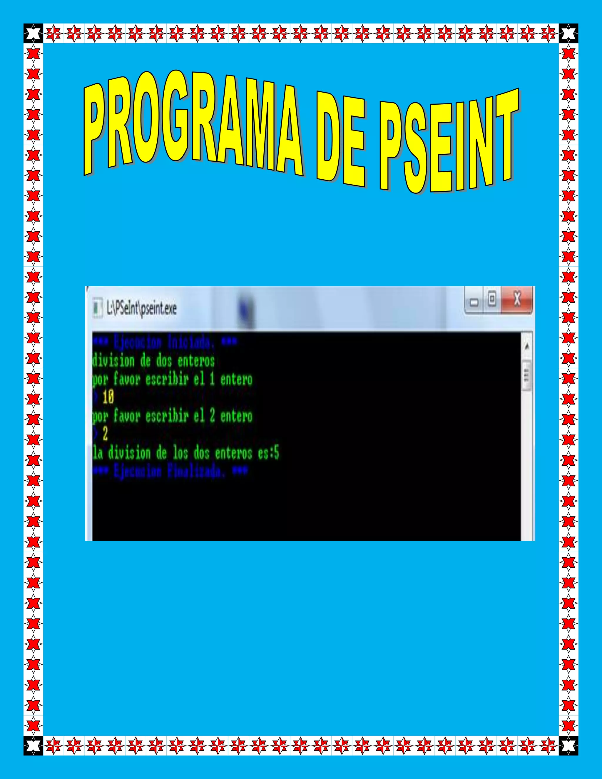 Suma de dos enteros pseint