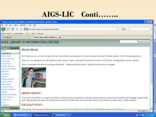AIGS-LIC Conti……..
 