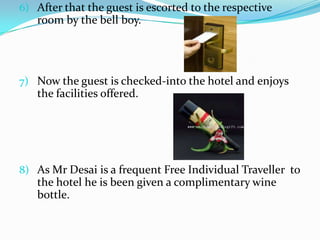 GUEST CYCLEThe sequence of events that begins with pre-sales activities, continues through point-of-sale procedures, and concludes with post – sale transactions. The phases identify the financial exchange that physical contacts and occur between guests and various revenue centers within a lodging operation.