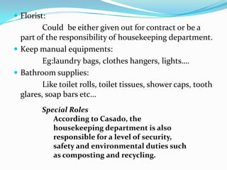 The standard plays an important role in the reputation of the hotels. One feels comfortable only in the environment which is clean and well ordered, so cleanliness is important for health foremost also for well being.