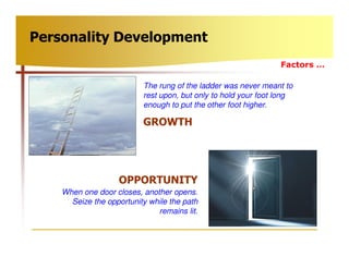 Personality Development
                                                                Factors …

                       ...