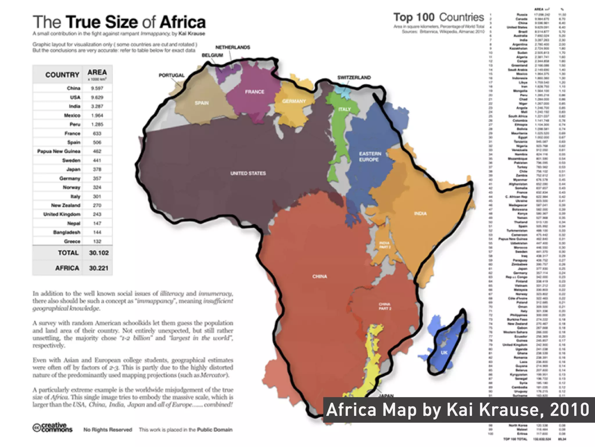 Africa Map by Kai Krause, 2010
 