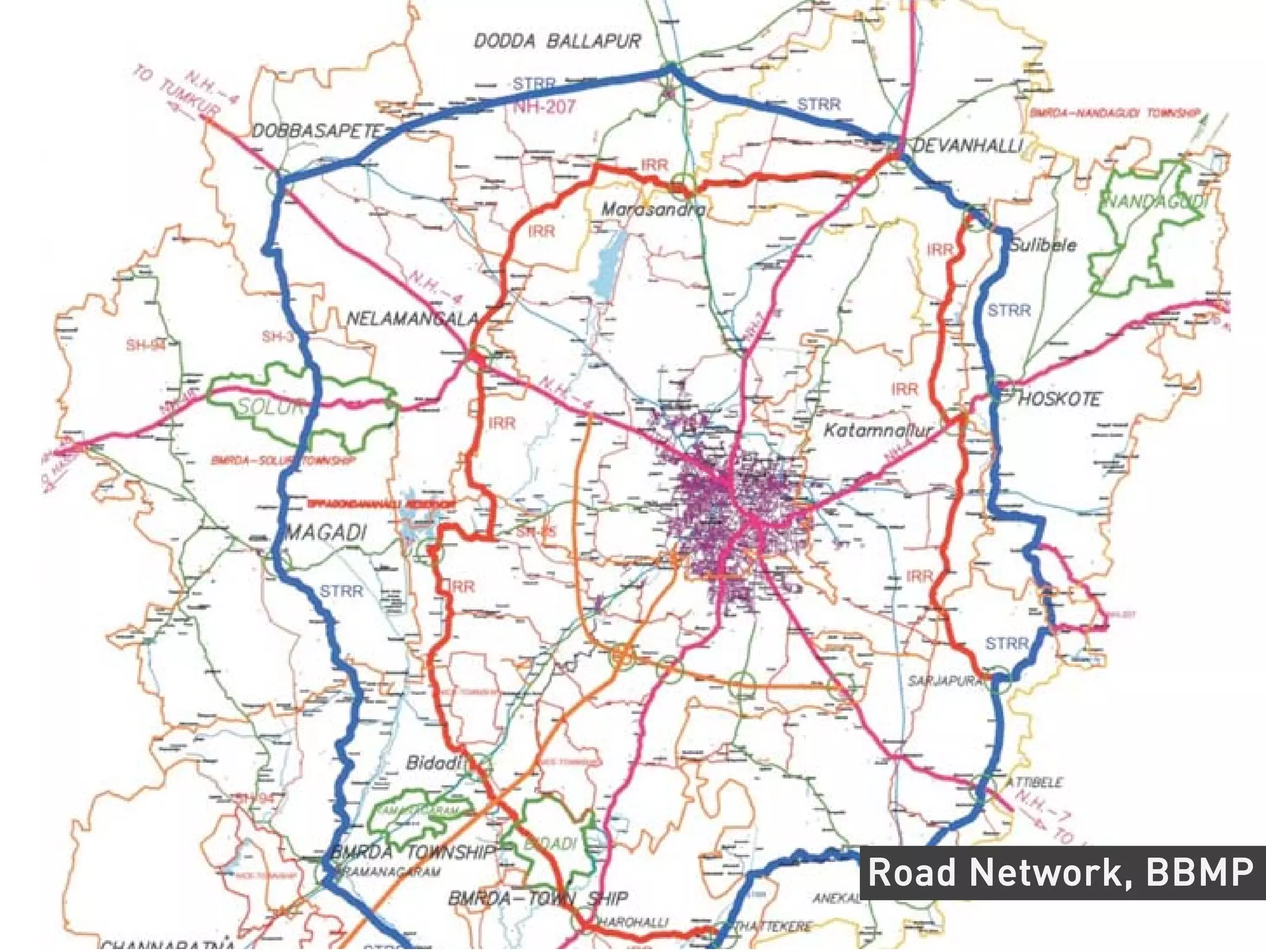 Road Network, BBMP
 