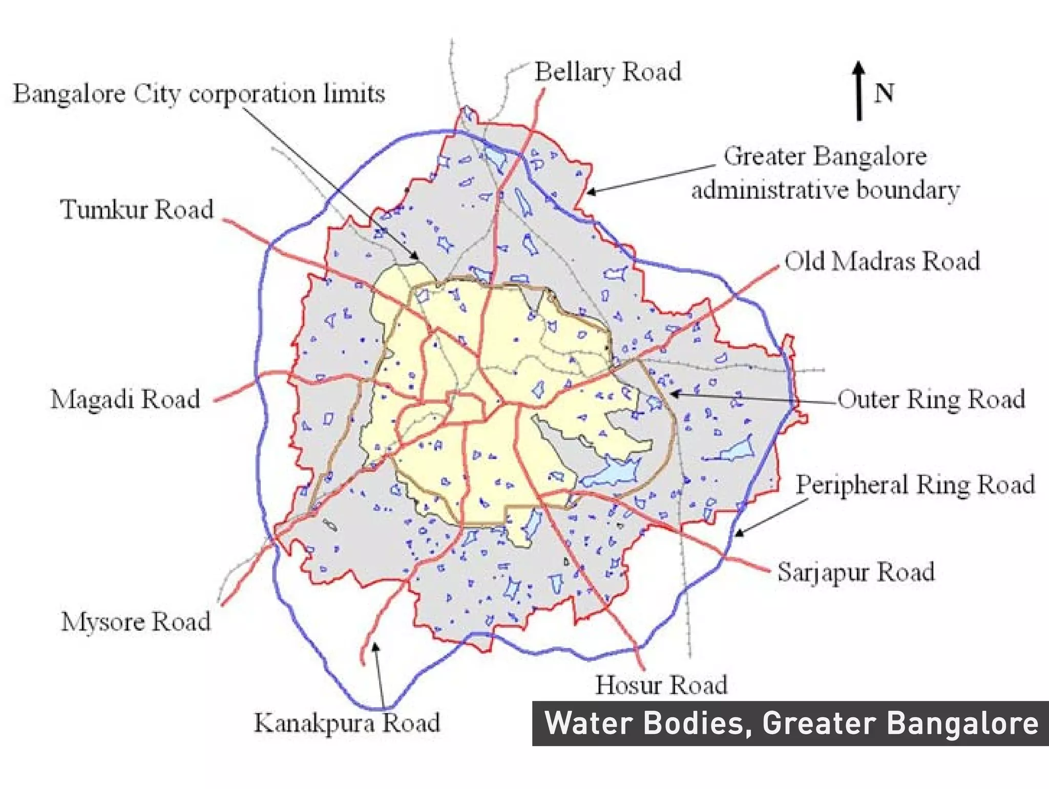 Water Bodies, Greater Bangalore
 