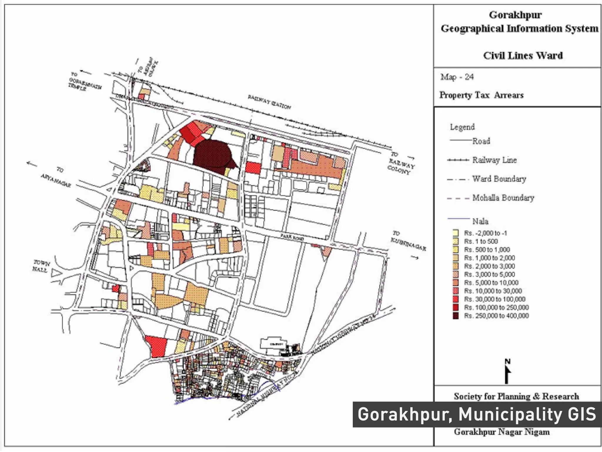 Gorakhpur, Municipality GIS
 