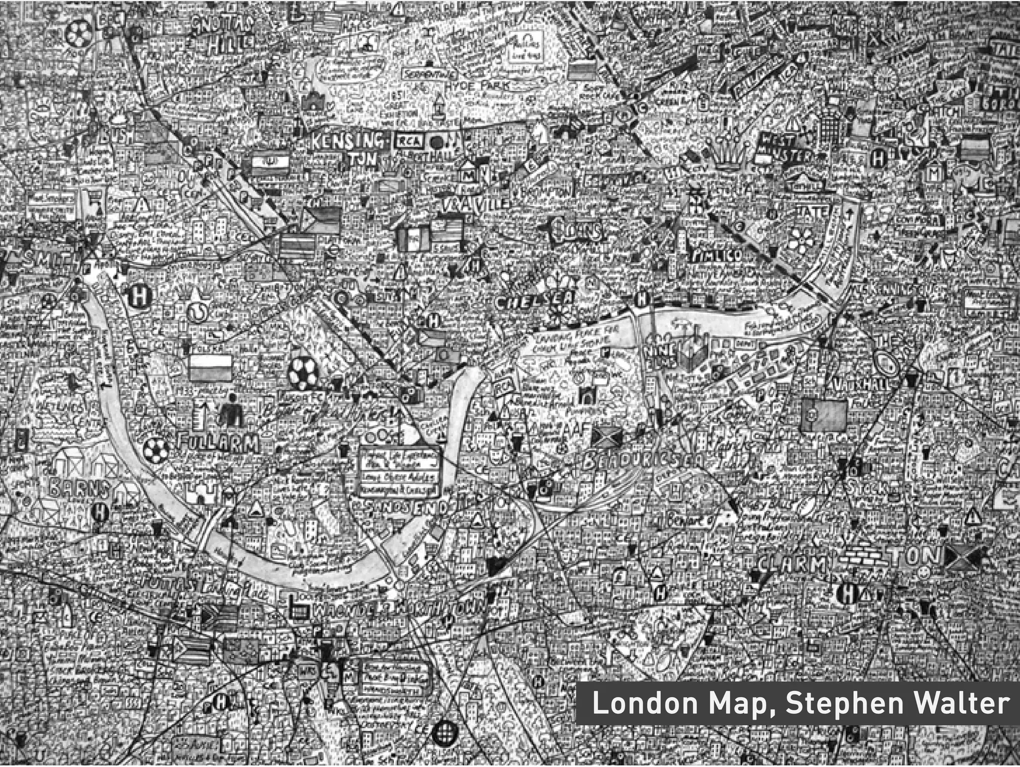 London Map, Stephen Walter
 