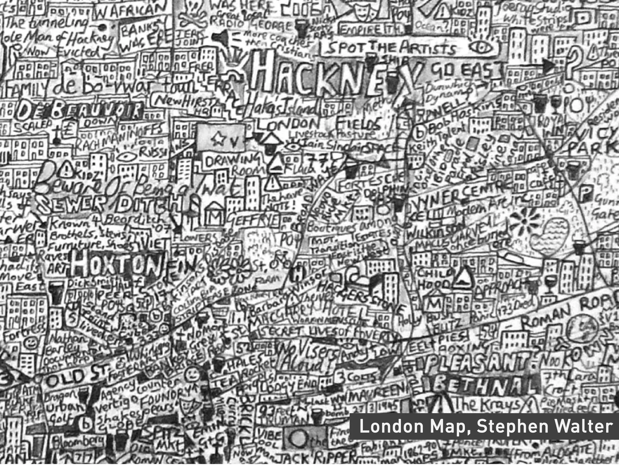 London Map, Stephen Walter
 