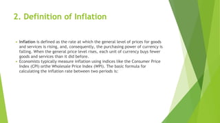Comprehensive Overview of Inflation: Causes, Effects, and Economic ...