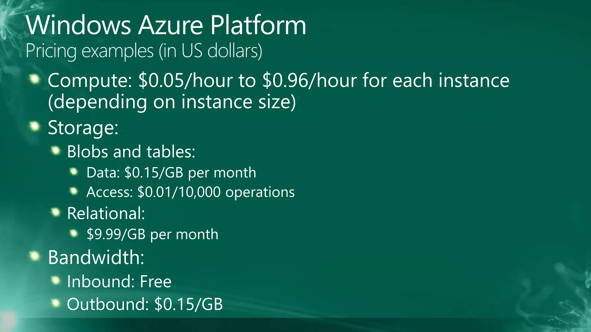 Kickstart to Windows azure