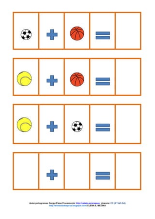 Autor pictogramas: Sergio Palao Procedencia: http://catedu.es/arasaac/ Licencia: CC (BY-NC-SA)
http://enelauladeapoyo.blogspot.com/ ELENA E. MEDINA