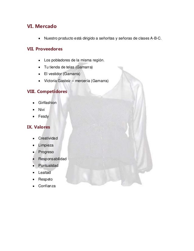 empresa de blusas