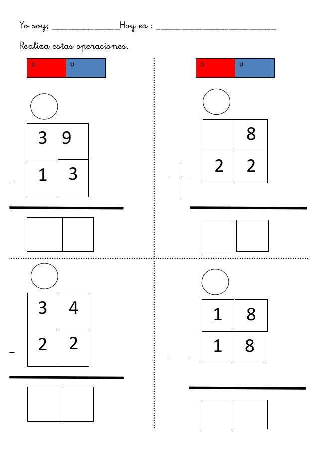 Sumas con llevadas inicio con ovejas cuarta a parte