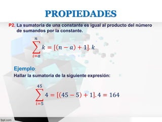 Sumatorias | PPSX
