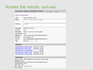 Access the results: smtweb
 