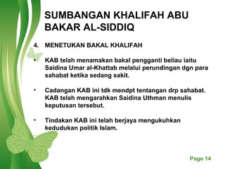 Nama penuh saidina abu bakar