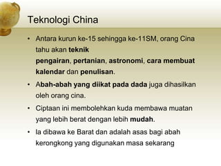 Sumbangan Tamadun Cina