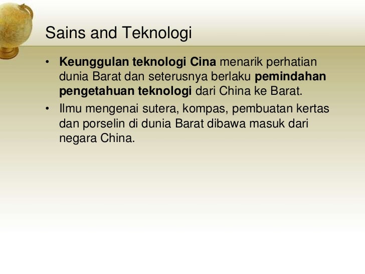 Sumbangan Tamadun Cina