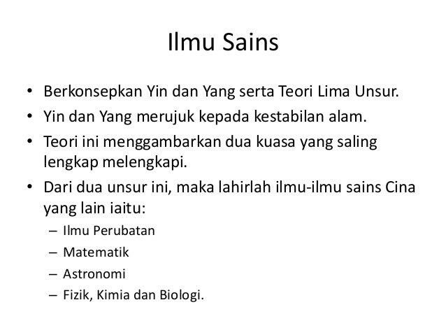 Sumbangan tamadun cina