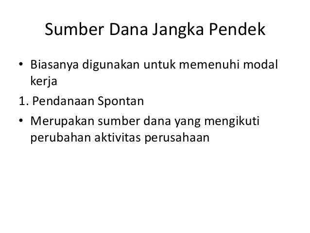 9 Sumber Dana Jangka Pendek Info Duwit 9 Sumber Dana Jangka Pendek Info Duwit
