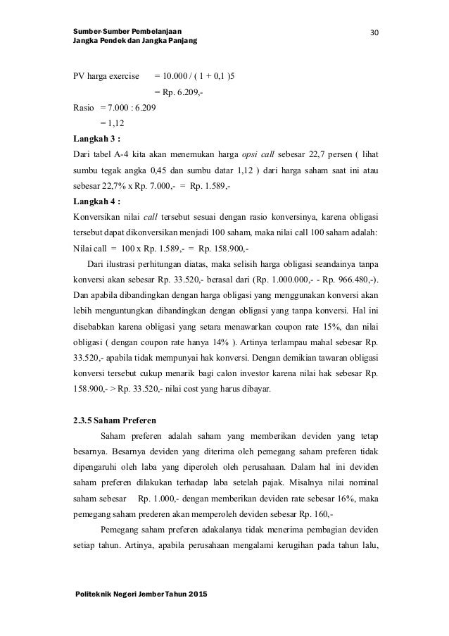Opsi saham panjang pendek