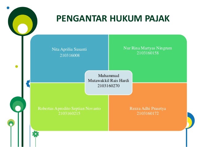 D1 Pajak Sumber Sumber Penerimaan Negara