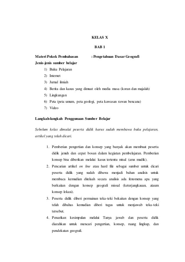 Geografi kelas 11