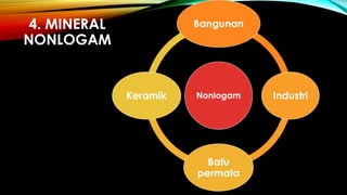 4. MINERAL
NONLOGAM
 