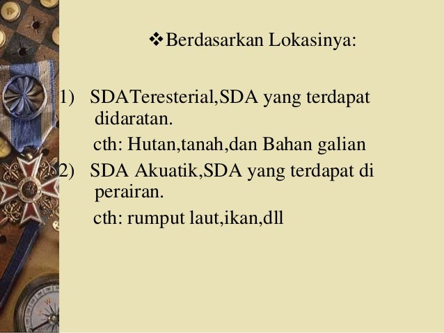 Sumber Daya Alam 55235555