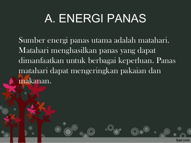 Sumber energi Sumber energi