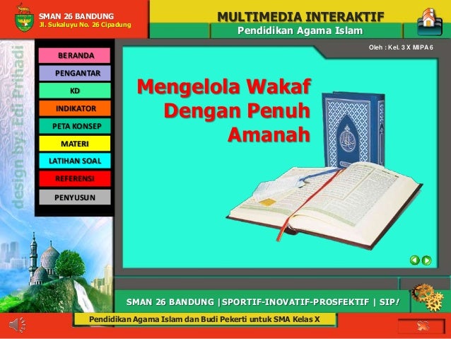 Materi Wakaf Kelas 10 Ahli Soal