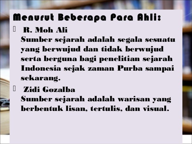Sumber sejarah..