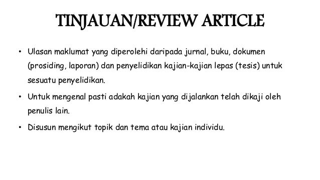 Bahan-Bahan Sumber Untuk Penulisan