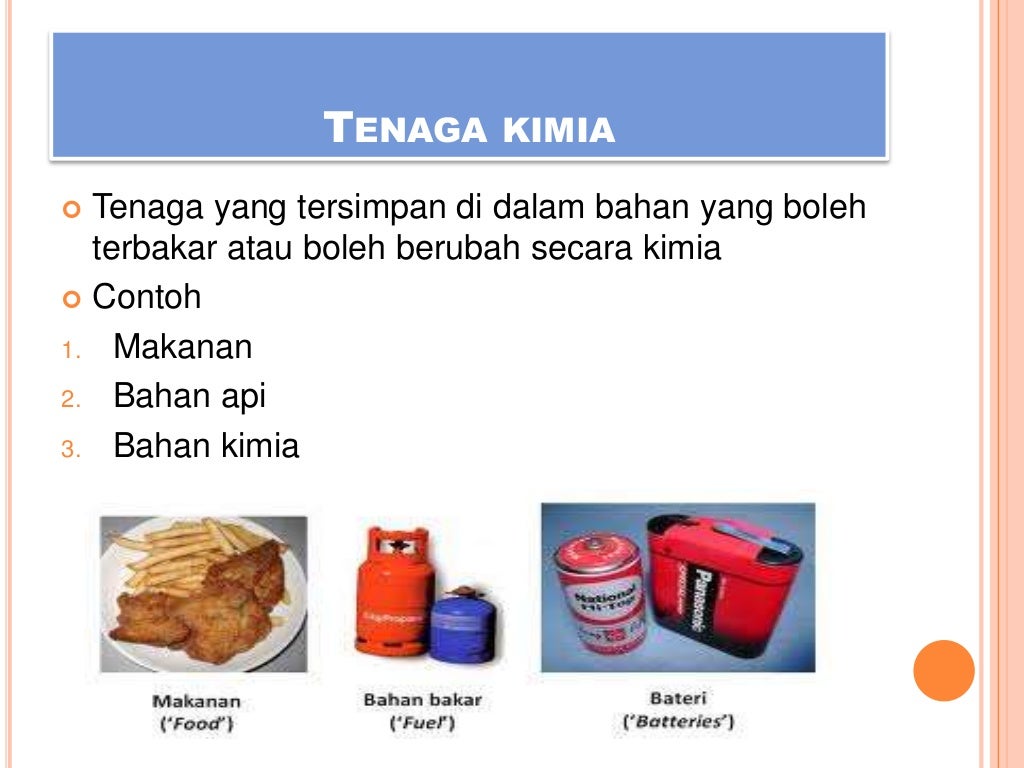 Sumber tenaga Sains Tingkatan 1