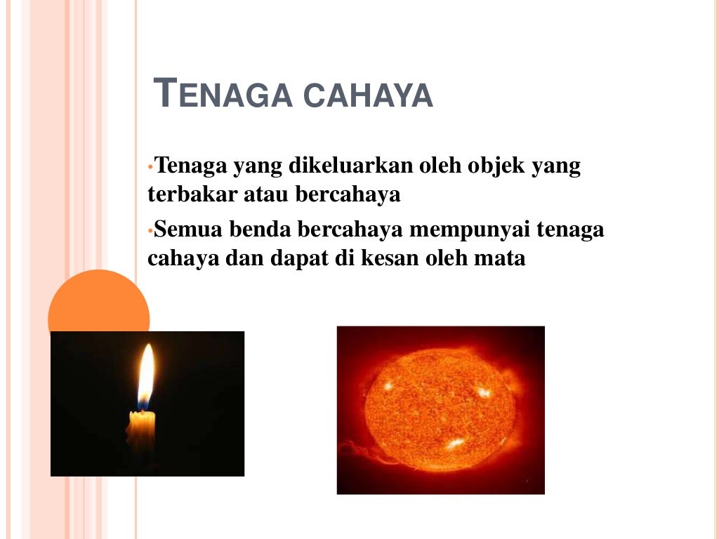 Sumber tenaga Sains Tingkatan 1