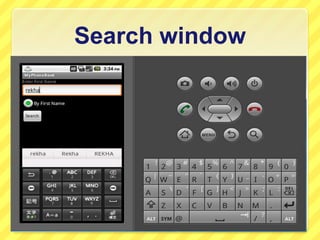 Search window

 